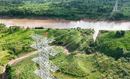 Tập đoàn T&T hoàn thành đường truyền tải điện xuyên biên giới, đưa điện từ Lào về Việt Nam