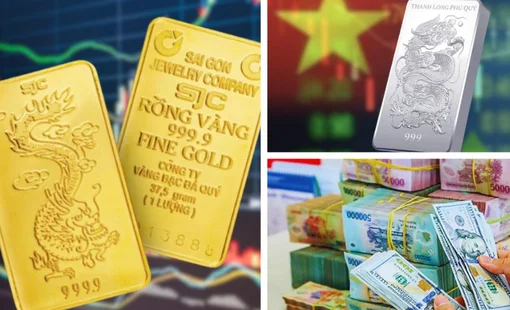 Giá vàng và bạc bật tăng mạnh ngày cuối tuần