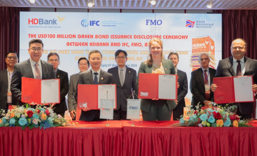 HDBank phát hành thành công 100 triệu USD trái phiếu xanh quốc tế
