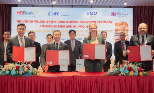 HDBank phát hành thành công 100 triệu USD trái phiếu xanh quốc tế