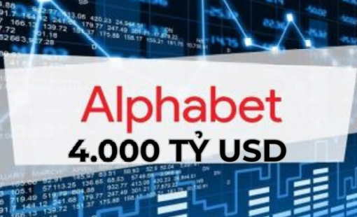 Alphabet chạm mốc vốn hóa thị trường 4.000 tỷ USD