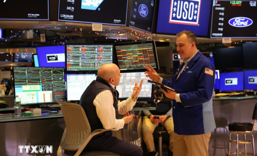 Chứng khoán Mỹ rời khỏi mức cao kỷ lục, ba chỉ số chính chìm trong sắc đỏ