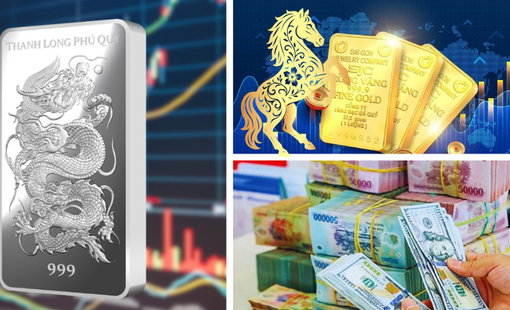 Giá vàng bạc tiếp tục đi lên