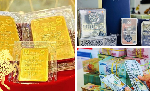 Giá vàng đi ngang phiên cuối tuần, bạc giảm nhẹ sau tuần tăng sốc