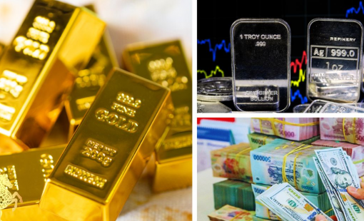 Giá vàng, bạc “hạ nhiệt”