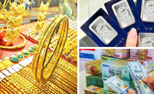 Giá vàng neo cao, bạc vượt mốc 114 triệu/kg