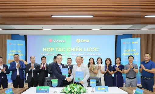 VPBank và Công ty Cổ phần Đầu tư Điện Máy Xanh (DMX) ra mắt thẻ tín dụng VPBank MWG Mastercard