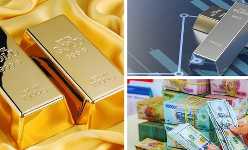 Giá vàng lên vượt mốc 190 triệu đồng/lượng, bạc lập đỉnh mới