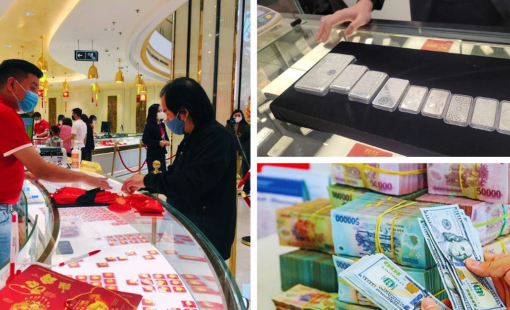 Giá vàng “rớt” hơn 10 triệu đồng/lượng, bạc hạ nhiệt