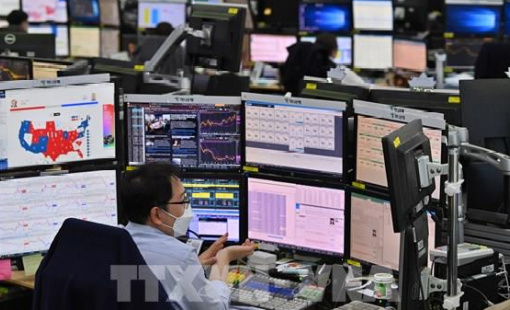 Chứng khoán châu Á đi ngược chiều phiên 7/1