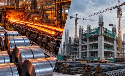 Cùng hưởng lợi từ nhu cầu xây dựng tăng, lợi nhuận doanh nghiệp thép và xây lắp tăng giảm trái chiều