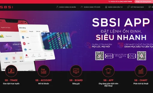 Sắp hết lỗ lũy kế sau đợt tăng vốn, Chứng khoán SBSI tính đổi tên mới