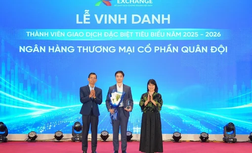 MB được vinh danh là thành viên giao dịch đặc biệt tiêu biểu trên thị trường trái phiếu