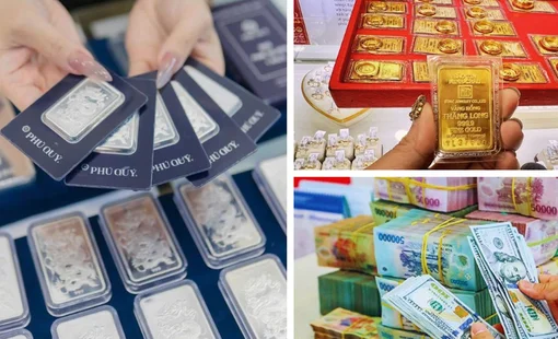 Giá vàng giảm nhẹ, bạc tiếp đà đi lên