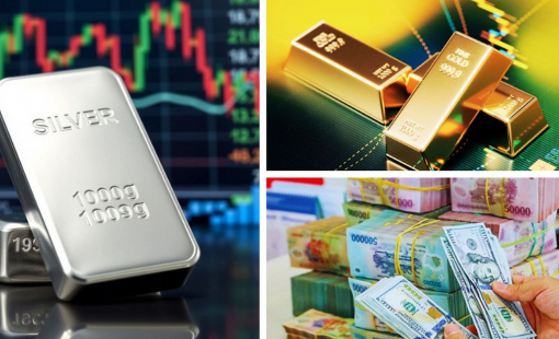 Giá vàng “đứng yên”, bạc nhích nhẹ