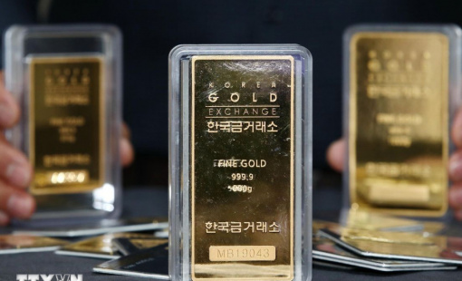 Giá vàng thế giới chạm mức thấp nhất hơn một tuần