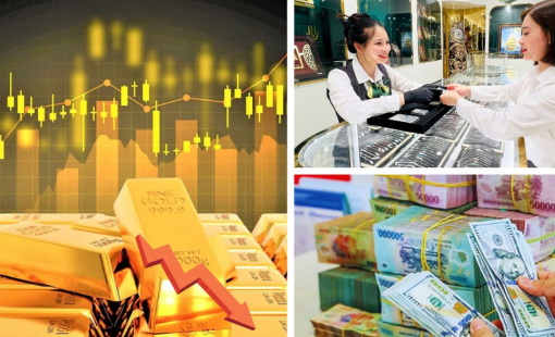 Giá vàng giảm thêm 3,4 triệu đồng/lượng, bạc lao dốc