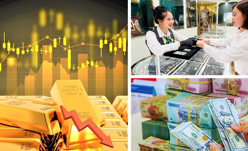 Giá vàng giảm thêm 3,4 triệu đồng/lượng, bạc lao dốc