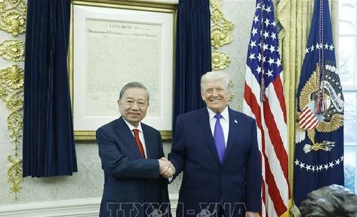 Tổng Bí thư Tô Lâm gặp Tổng thống Hoa Kỳ Donald Trump