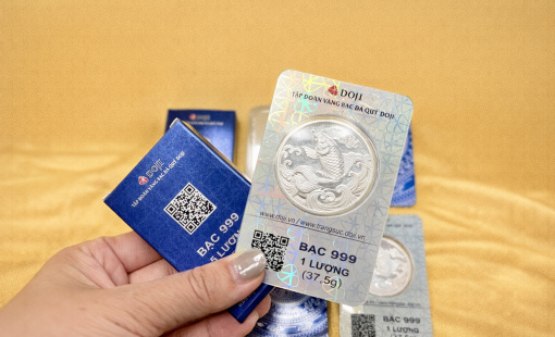 Sau Phú Quý, đến DOJI chính thức tham gia thị trường bạc