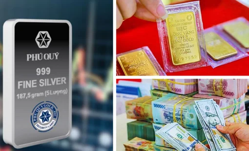 Vàng bật tăng 700.000 đồng, bạc vượt mốc 90 USD