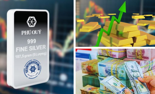 Giá vàng bứt tốc vượt mốc 180 triệu đồng, bạc tăng nhẹ