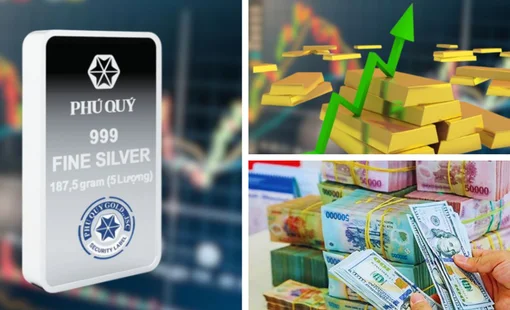 Giá vàng bứt tốc vượt mốc 180 triệu đồng, bạc tăng nhẹ