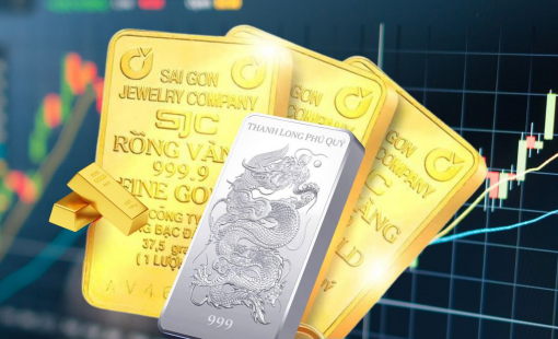 Áp lực chốt lời lan rộng, giá vàng bạc tiếp tục điều chỉnh giảm sâu