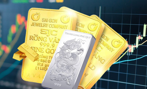 Áp lực chốt lời lan rộng, giá vàng bạc tiếp tục điều chỉnh giảm sâu