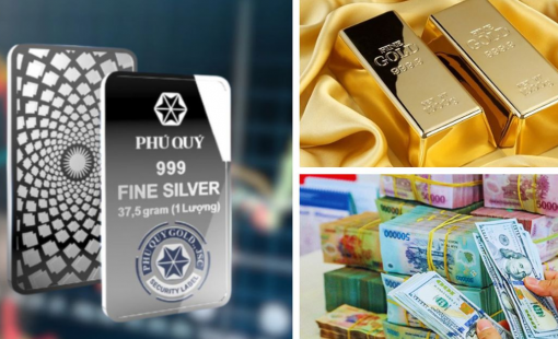 Giá vàng tiến sát 180 triệu đồng/lượng, bạc bật tăng mạnh cuối tuần