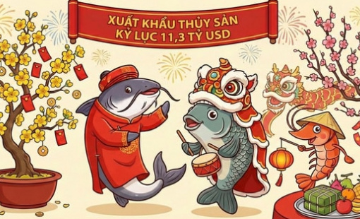 XK thủy sản 2025 kỷ lục 11,3 tỷ USD: 1 DN bán cá rô phi có lợi nhuận tăng gấp 21 lần, "Nữ hoàng cá tra" Vĩnh Hoàn hụt hơi Q4, Vua tôm Minh Phú thoát lỗ