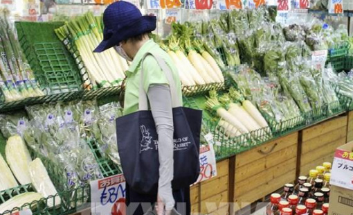 Nhật Bản: Thực phẩm chiếm tỷ lệ cao kỷ lục trong tổng chi tiêu hộ gia đình