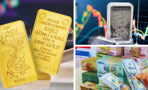 Giá vàng bạc cùng “ấm” lên
