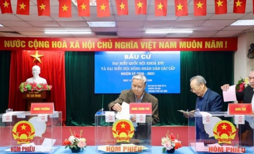 Tỉ lệ cử tri cả nước đi bầu cử đạt trên 99%