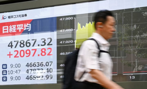 Chứng khoán châu Á giảm mạnh do lo ngại kinh tế đình lạm