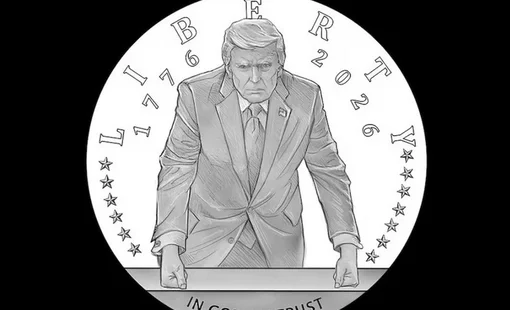 Mỹ phê duyệt thiết kế đồng tiền vàng kỷ niệm 250 năm có hình Tổng thống Trump