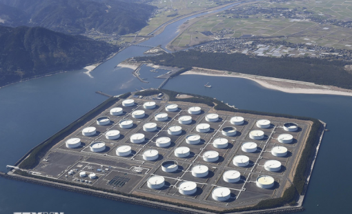 Nhật Bản bắt đầu xả dầu dự trữ nhằm đối phó căng thẳng Trung Đông