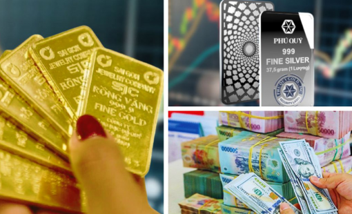 Hoạt động chốt lời ồ ạt khiến giá vàng bạc hạ nhiệt