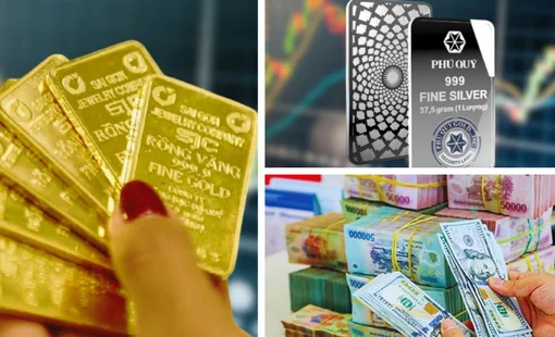 Hoạt động chốt lời ồ ạt khiến giá vàng bạc hạ nhiệt