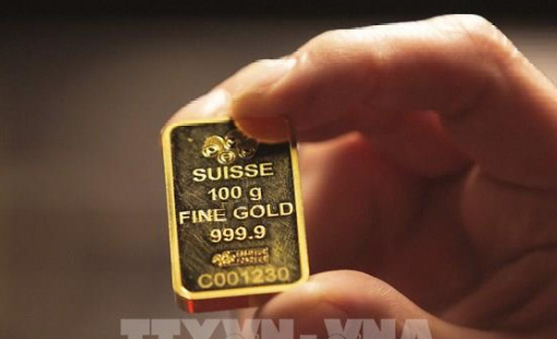 Giá vàng chạm mức cao nhất trong gần hai tuần
