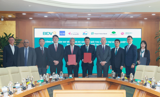 ADB, BIDV và các đối tác công bố khoản vay bền vững 250 triệu USD