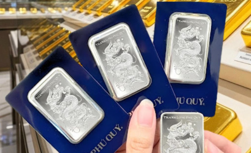 Giá vàng giảm thêm 2,5 triệu đồng/lượng, bạc vẫn lao dốc