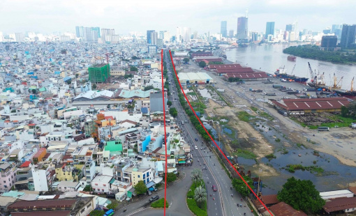 Đề xuất mở rộng đường Nguyễn Tất Thành đồng bộ đường sắt Bến Thành