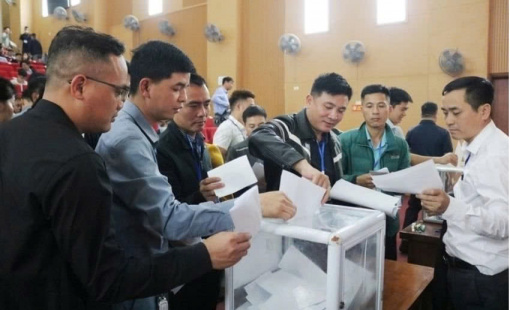 Đấu giá đất tại xã Quốc Oai (Hà Nội) giá trúng cao nhất gấp 9 lần khởi điểm