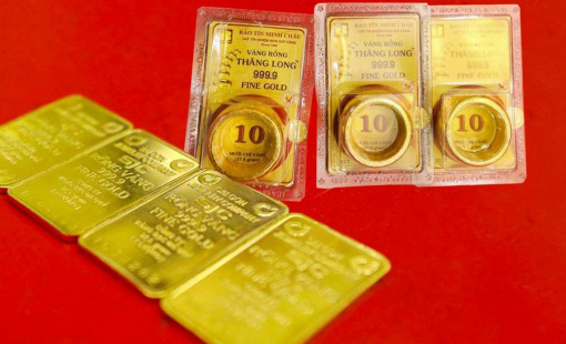 Giá vàng đảo chiều giảm ngay phiên đầu tuần