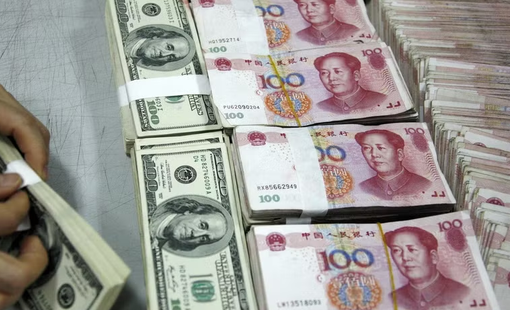 Đồng nhân dân tệ tăng lên mức cao nhất trong ba năm so với đồng USD