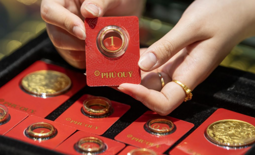 Giá vàng bật tăng trong phiên đầu tuần