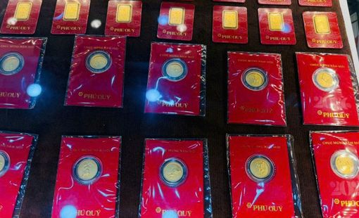 Giá vàng giảm sâu về mức 157,5 triệu đồng/lượng