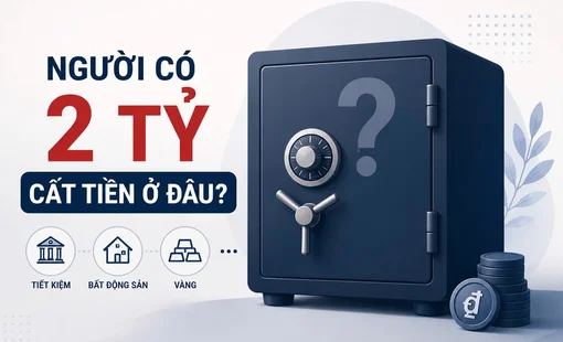 Người có trên 2 tỷ đồng "cất" tiền ở đâu?