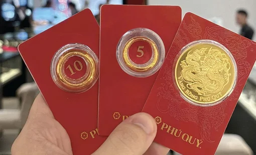 Giá vàng đảo chiều giảm nhẹ, lùi về gần mốc 148 triệu đồng/lượng